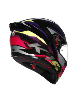 Kask integralny AGV K1 S Fastlap czarno-fioletowo-różowy