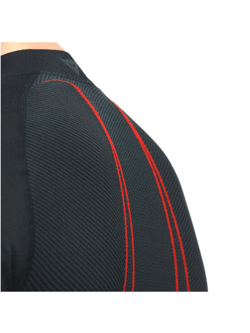 Koszulka termoaktywna Dainese No-Wind Thermo czarno-czerwona