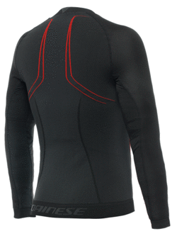 Koszulka termoaktywna Dainese No-Wind Thermo czarno-czerwona