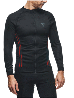 Koszulka termoaktywna Dainese No-Wind Thermo czarno-czerwona