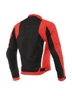 Kurtka motocyklowa tekstylna Dainese Hydraflux 2 Air D-Dry czarno-czerwona, Wyprzedaż