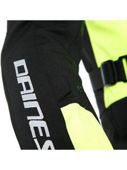 Kurtka motocyklowa tekstylna Dainese Tonale D-Dry® czarno-fluo żółta