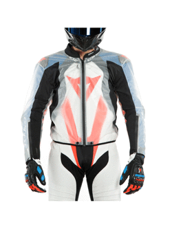 Kurtka przeciwdeszczowa Dainese Rain Body Racing 2 czarno-przezroczysta