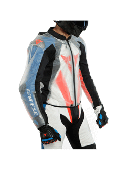 Kurtka przeciwdeszczowa Dainese Rain Body Racing 2 czarno-przezroczysta