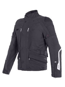 Motocyklowa kurtka tekstylna Dainese Carve Master 2 D-Air® Gore-Tex® [z poduszką powietrzną] czarno-szara