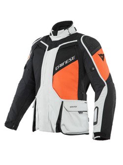 Motocyklowa kurtka tekstylna Dainese D-EXPLORER 2 GORE-TEX® czarno-pomarańczowo-biała