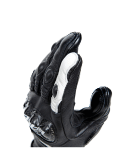 Rękawice motocyklowe damskie Dainese Carbon 4 długie czarno-białe