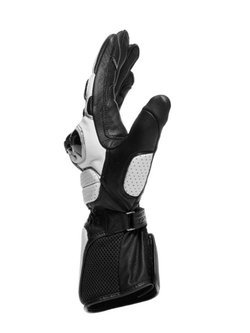 Skórzane rękawice motocyklowe Dainese Impeto czarno-białe