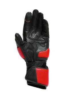 Skórzane rękawice motocyklowe Dainese Impeto czarno-czerwone