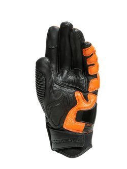Skórzane rękawice motocyklowe Dainese X-Ride czarno-pomarańczowe
