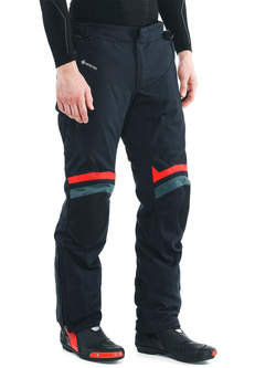 Spodnie motocyklowe tekstylne Dainese Carve Master 3 Gore-Tex® czarno-czerwone