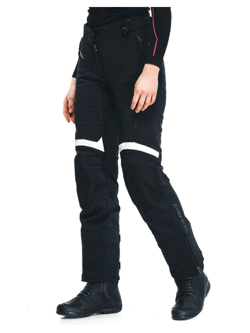 Spodnie motocyklowe tekstylne damskie Dainese Carve Master 3 Gore-Tex® czarno-białe
