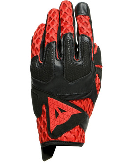Tekstylne rękawice motocyklowe Dainese Air-Maze Unisex czarno-czerwone